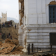 Working to rescue trapped people inside a temple in Bashantapur Durbar Square (Reuters/Navesh Chitrakar)